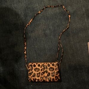 Leopard Print crossbody purse